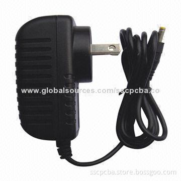 AC/DC Adapter for CCTV Camera with 12V 1A/12V 1.5A Output Standard, USA Plug